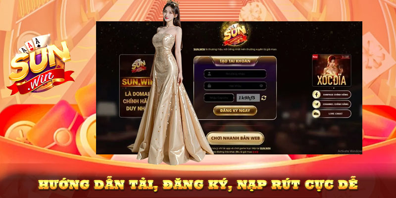 Chỉ 5 phút để tham gia sân chơi sun win cực đơn giản